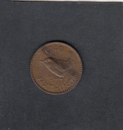 Beschrijving: 1 Farthing  GEORGIUS VI  